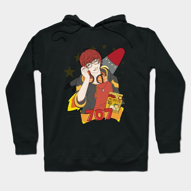 Mystic Messenger 707 Hoodie by DaphInteresting